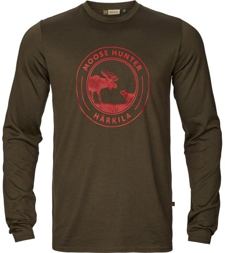 productImage: M's Game Long-Sleeved T-Shirt Willow Green Moose