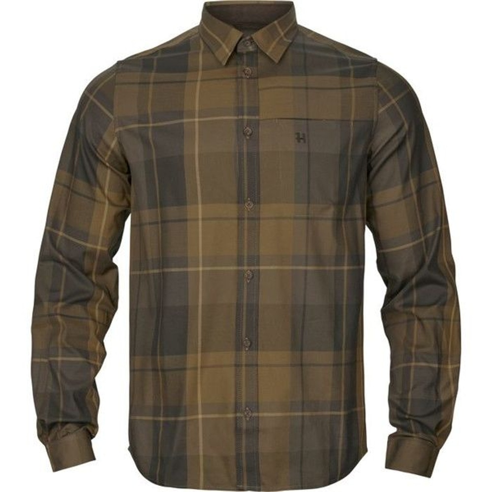 M's Akse Long-Sleeved Shirt Willow Green Check, view: 1
