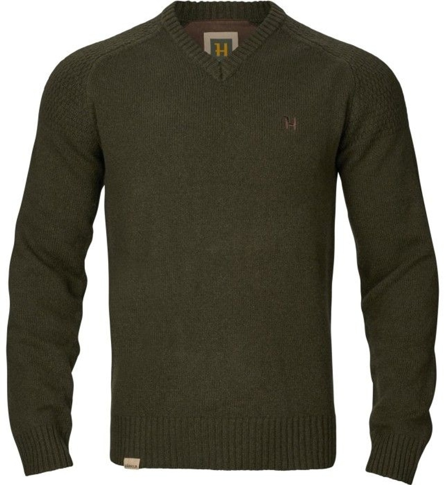 M's Vincent Merino V-Neck Pullover Rosin, view: 1