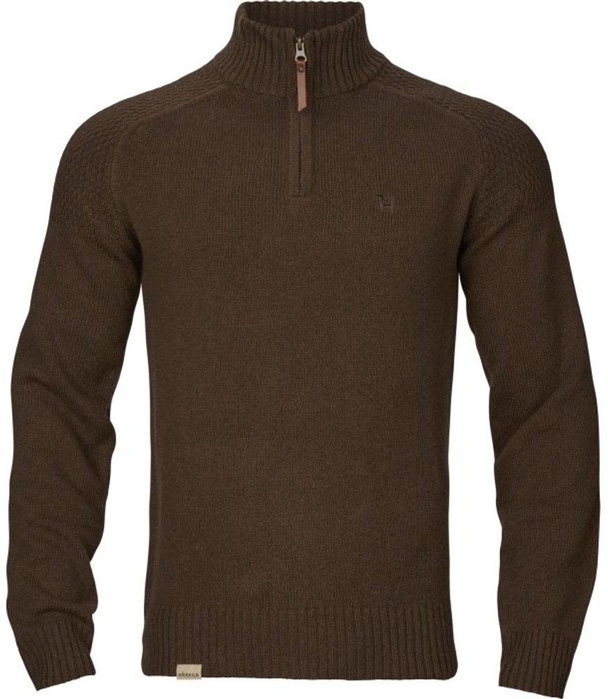 productImage: M's Vincent Merino Half Zip Pullover Demitasse Brown
