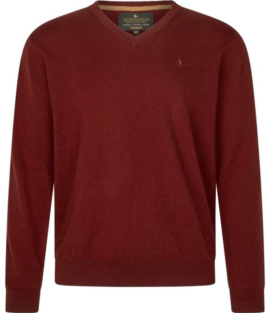 productImage: M's Pine V-Neck Pullover Merlot