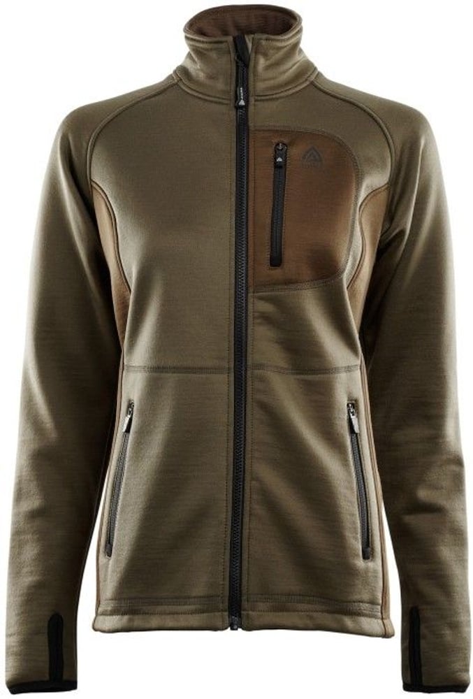 productImage: W's WoolShell Jacket Capers / Dark Earth