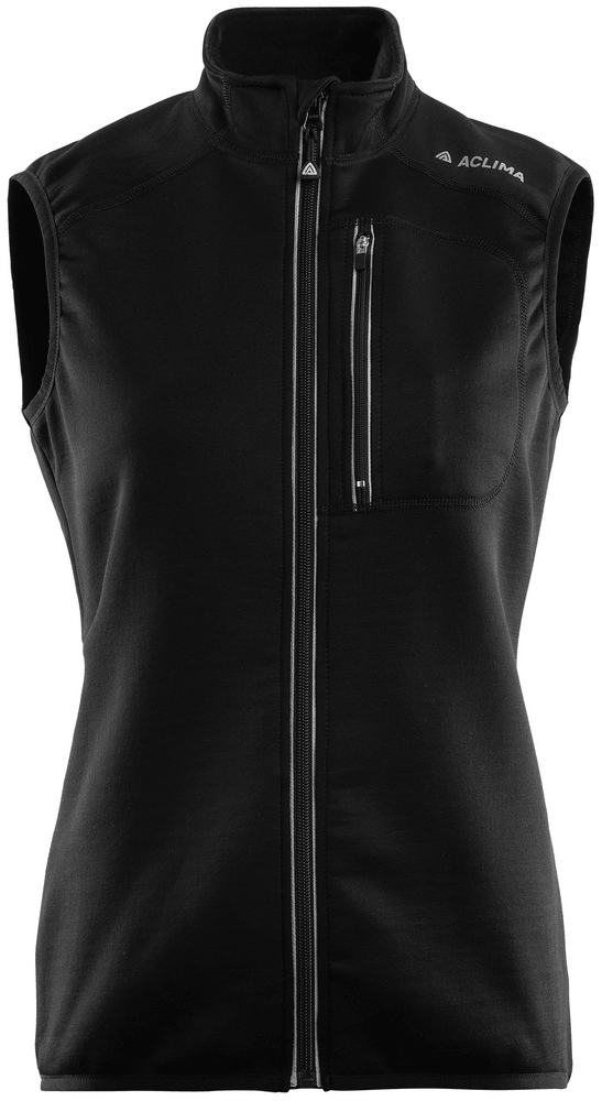 productImage: Aclima WoolShell Vest Woman Jet Black
