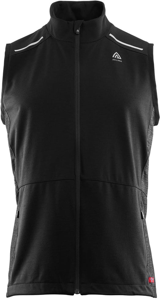 productImage: Aclima FlexWool Sports Vest M's Jet Black