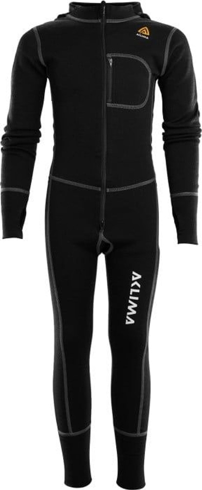 productImage: Aclima WarmWool Overall Junior Jet Black