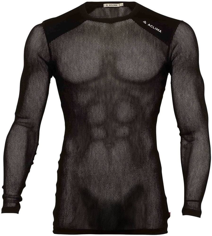 productImage: M's WoolNet Light Crewnet Jet Black