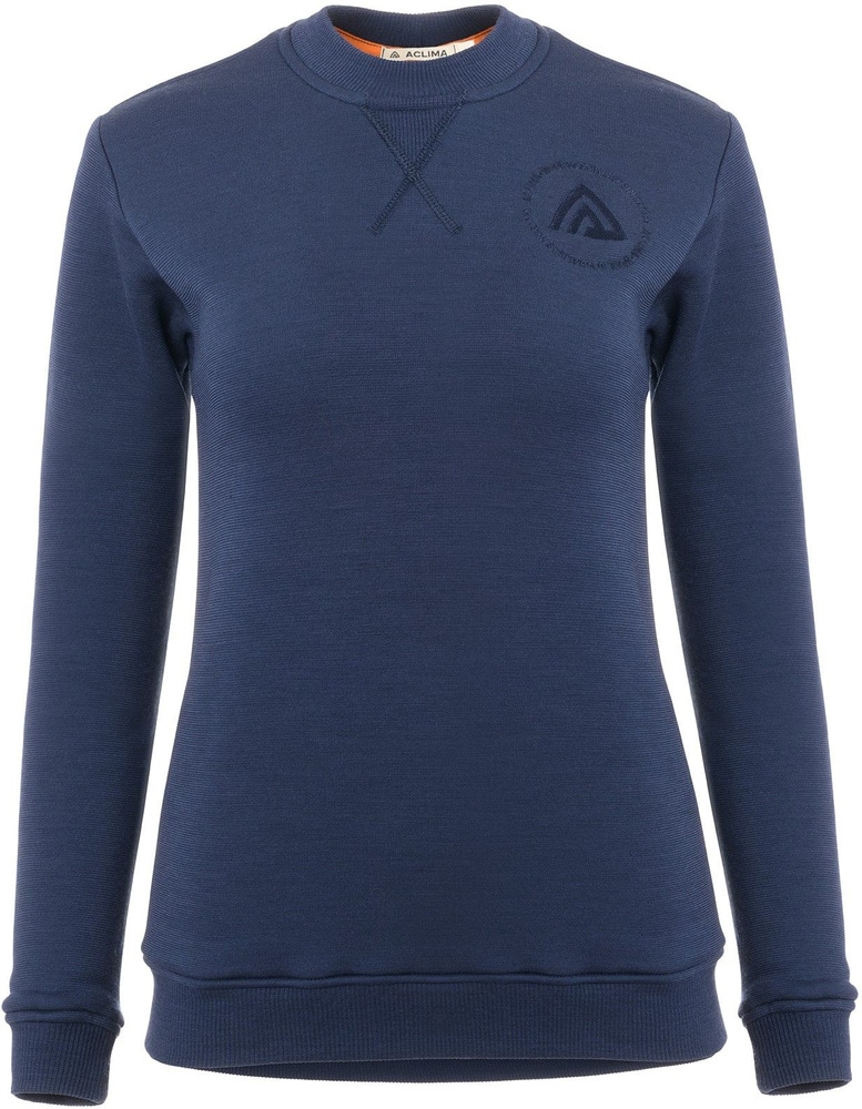 productImage: Aclima FleeceWool V2 Crewneck Woman Navy Blazer