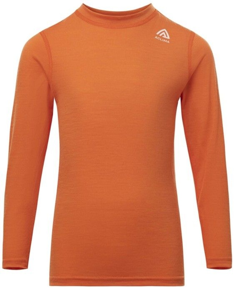 productImage: Aclima LightWool 140 Crewneck Children Orange Tiger