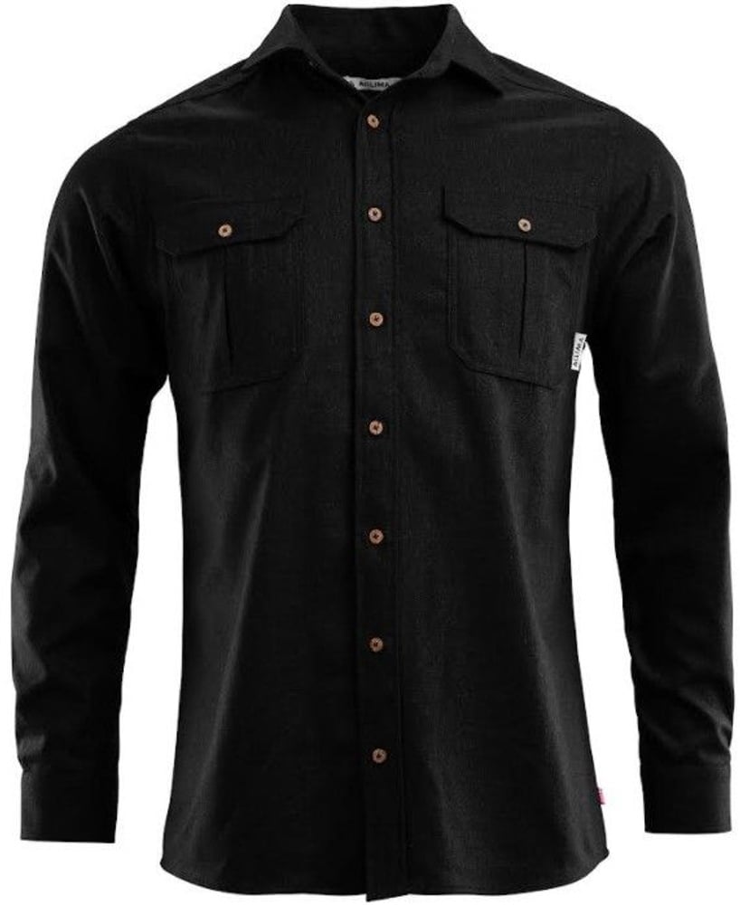 productImage: Aclima M's LeisureWool ReBorn Wool Shirt Dark Grey Melange