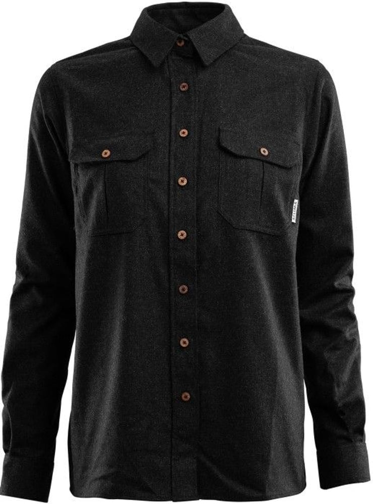 productImage: Aclima W's LeisureWool ReBorn Wool Shirt Dark Grey Melange