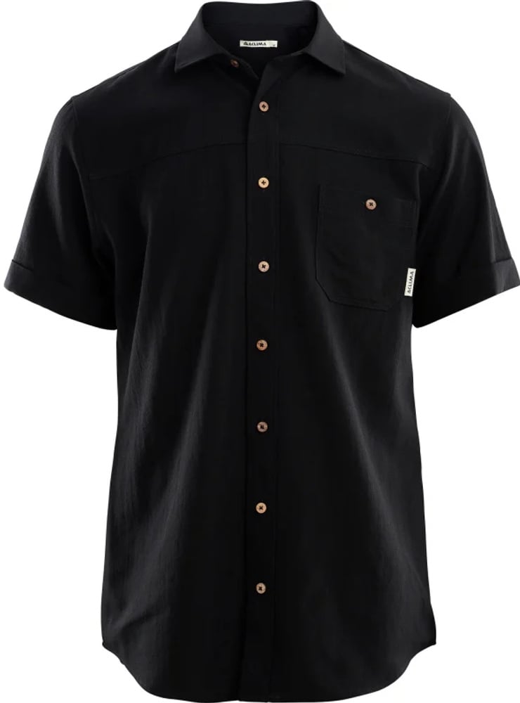 productImage: Aclima LeisureWool Short Sleeve Shirt Men Jet Black