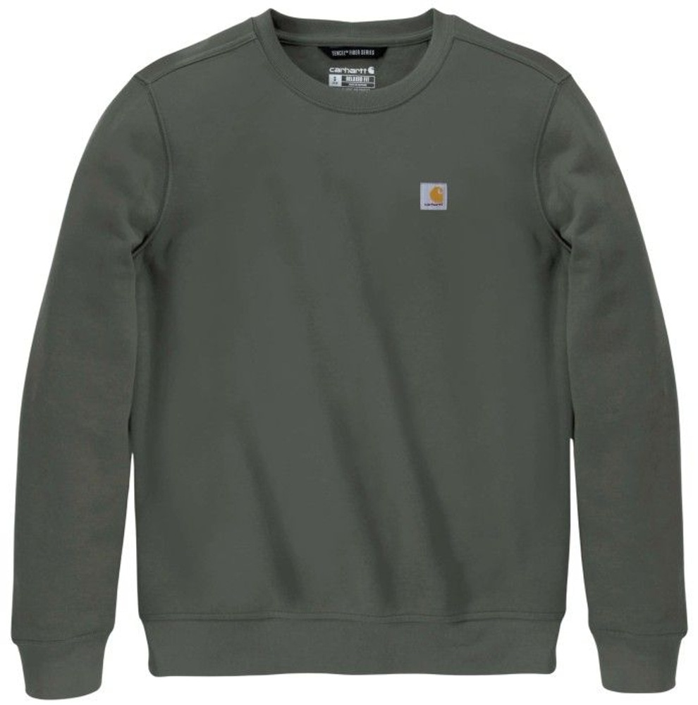 productImage: Carhartt W's French Terry Crewneck Sweatshirt Dusty Olive