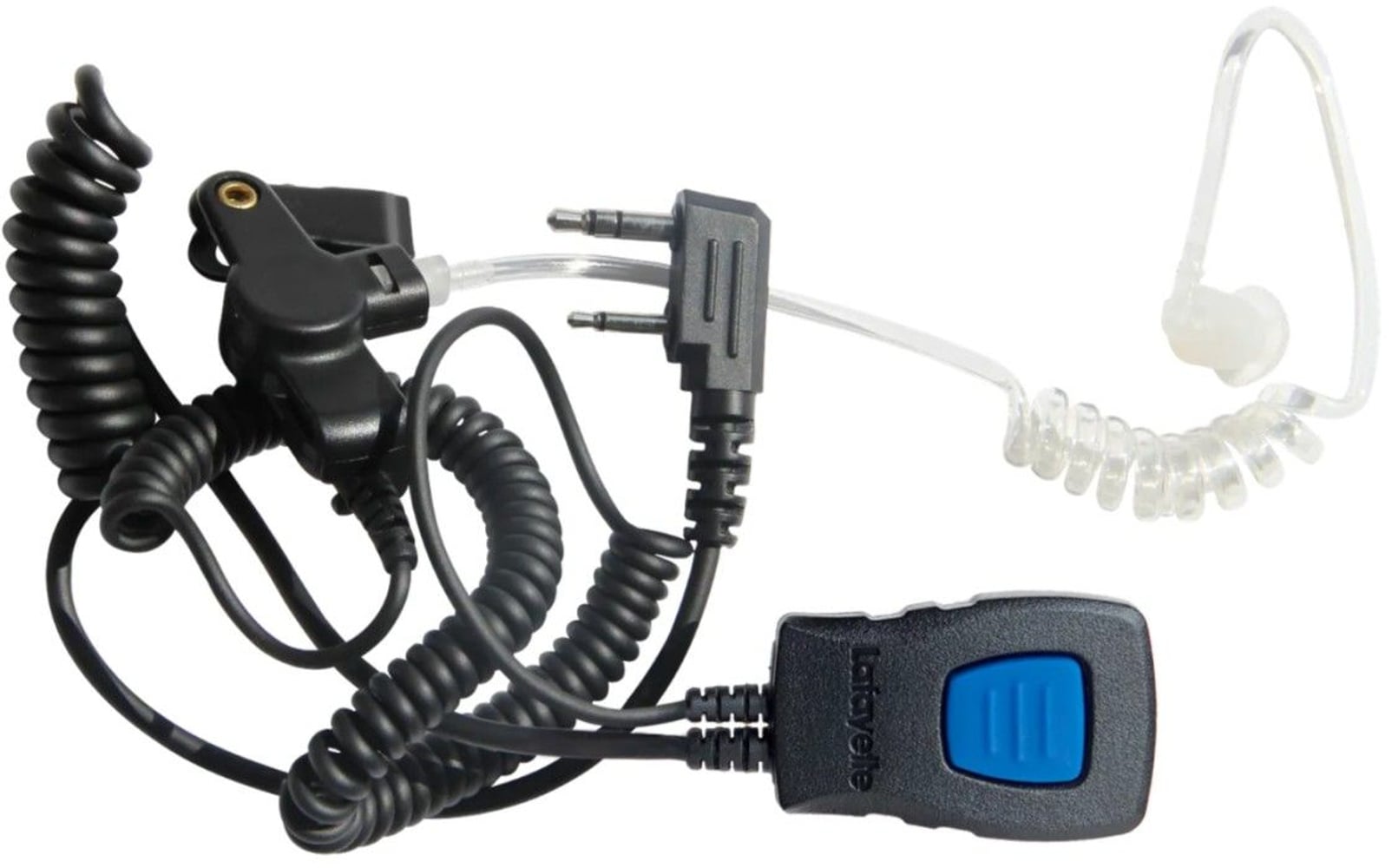 productImage: Miniheadset Security Öronmussla 3,5+2,5mm Vinklad Bredare Mellanrum