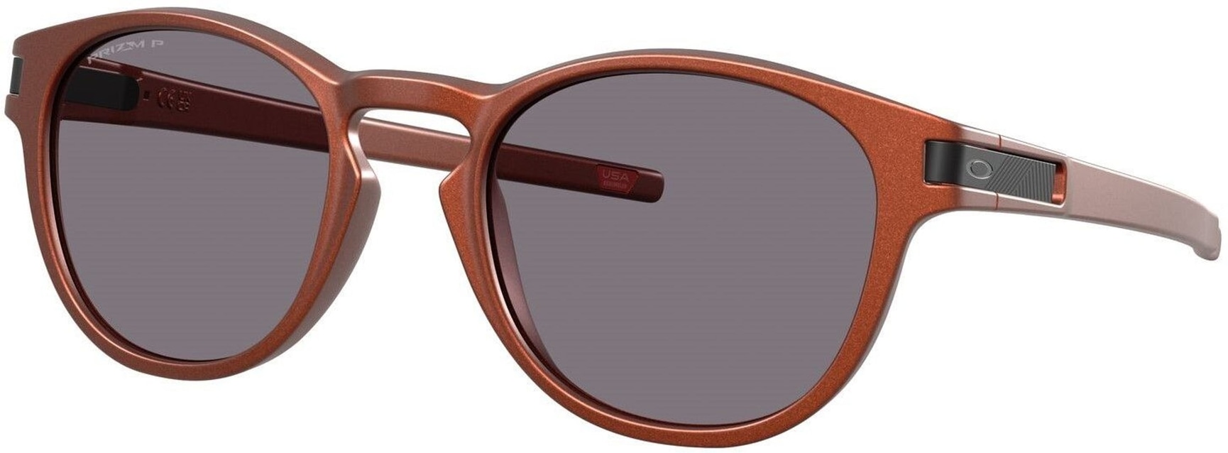 productImage: Oakley Latch Fire Orange Prizm Grey Polarized