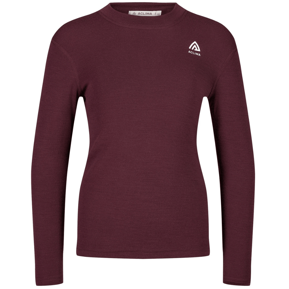 productImage: Warmwool Crewneck Jr Junior Fig/Beige Melange