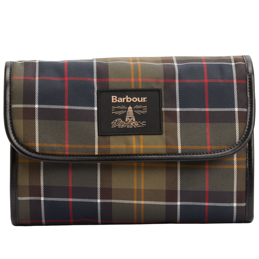 M's Tartan Hanging Washbag Classic/Beacon, view: 1