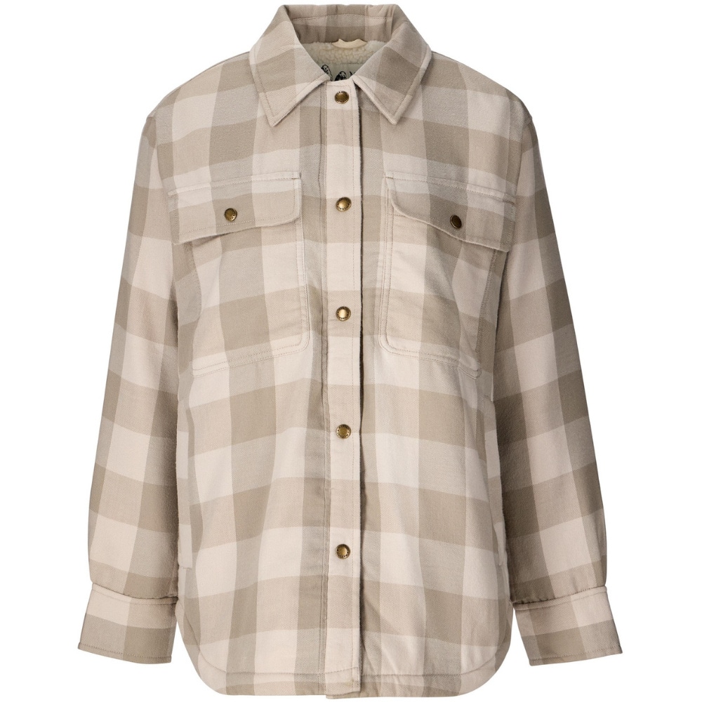 productImage: W's Ridgefield Sherpa Flannel Jacket Grey