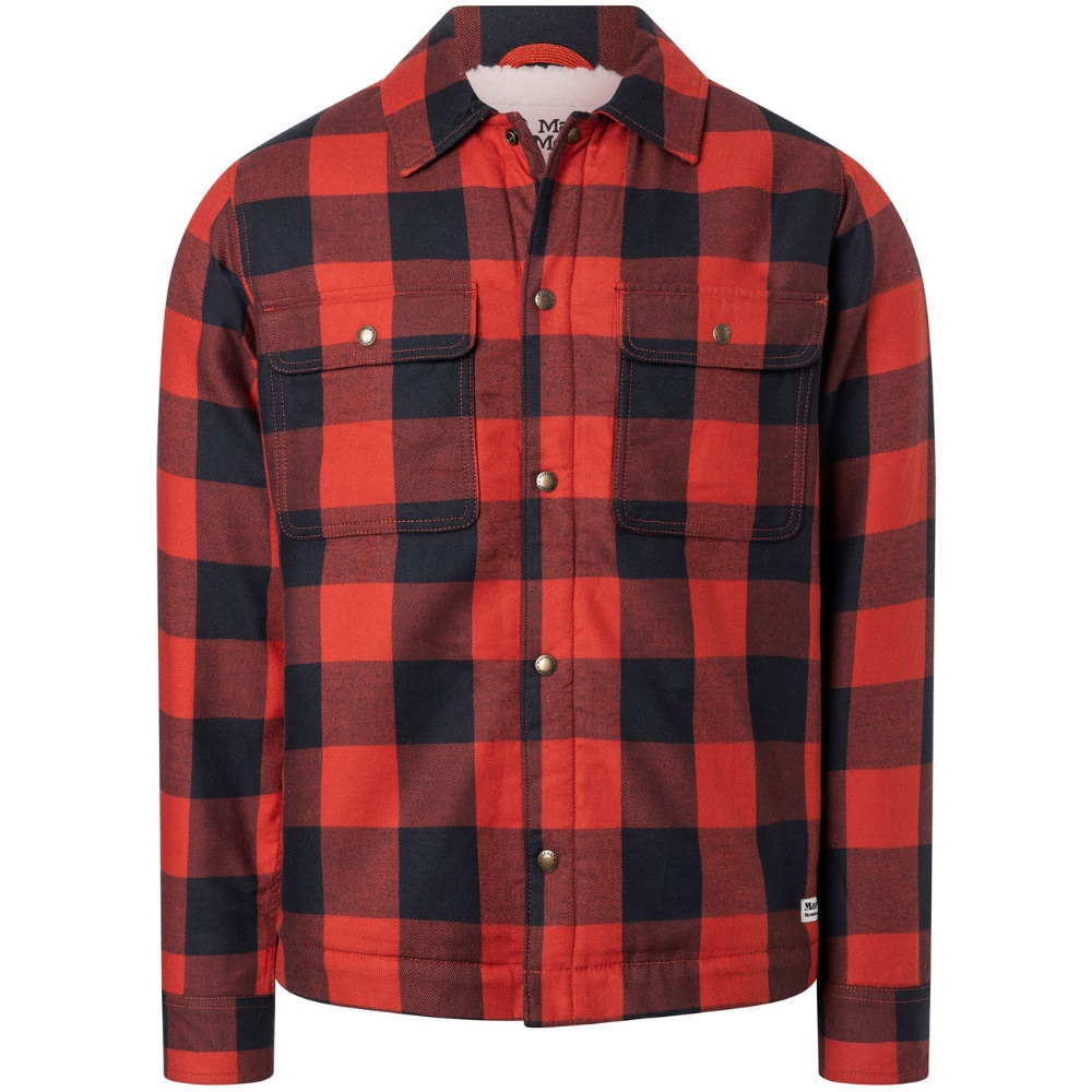 productImage: M's Ridgefield Sherpa Flannel Shirt Jacket Red