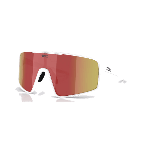 Matte White Brown W Red Mirror