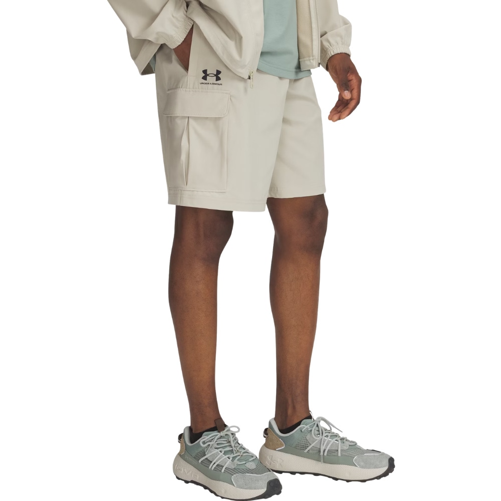 productImage: Ua Vibe Woven Cargo Short Khaki Base / Black
