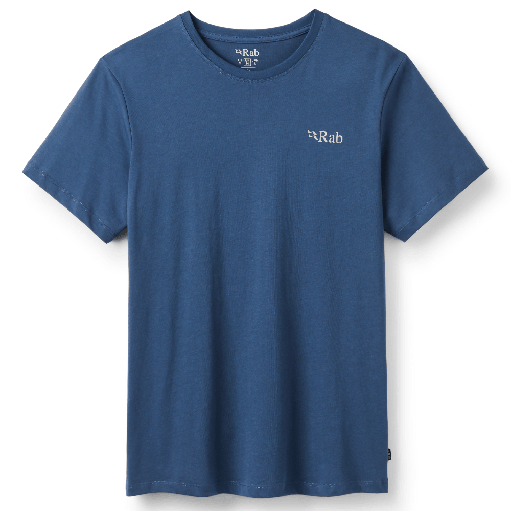 productImage: M's Stance Mountain Peak Tee Tempest Blue