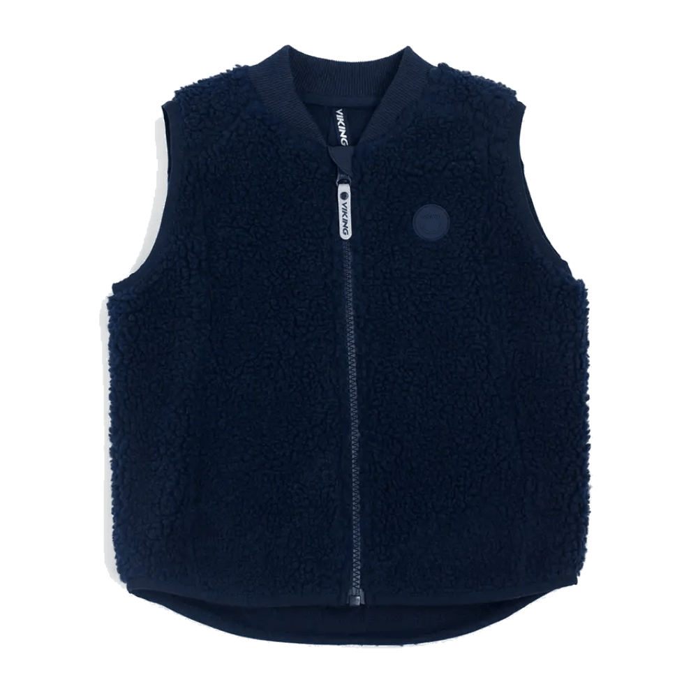 productImage: Viking Playtime Pile Midlayer Vest Kids Navy
