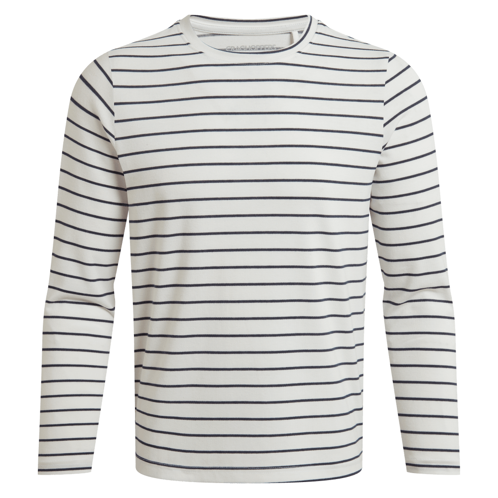 productImage: W's Nosilife Akona Long Sleeved Top Sail White/Blue Navy Stripe