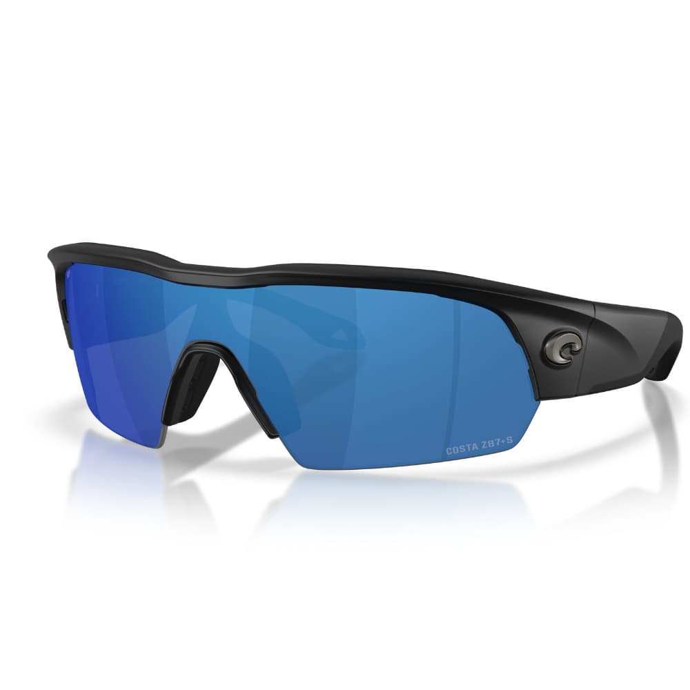Matte Black Blue Mirror 580P