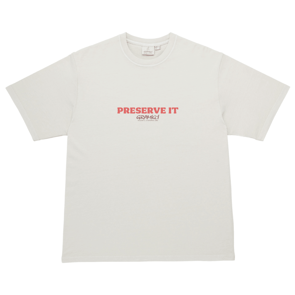 productImage: Footprints Tee Pigment Dyed Natural Pigment