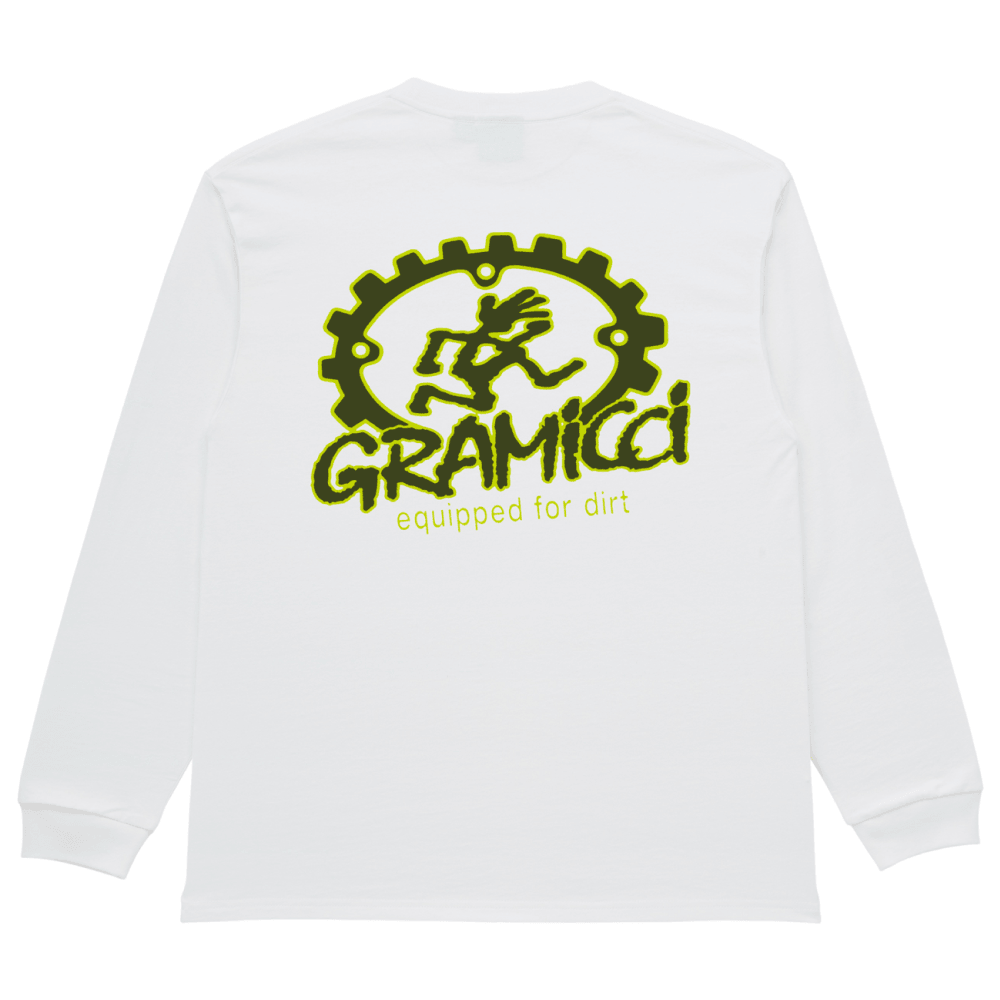productImage: Equipped For Dirt L/S Tee White