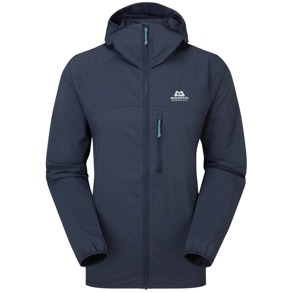 W'S Aerofoil Hooded Jacket Blue Nights, view: 1