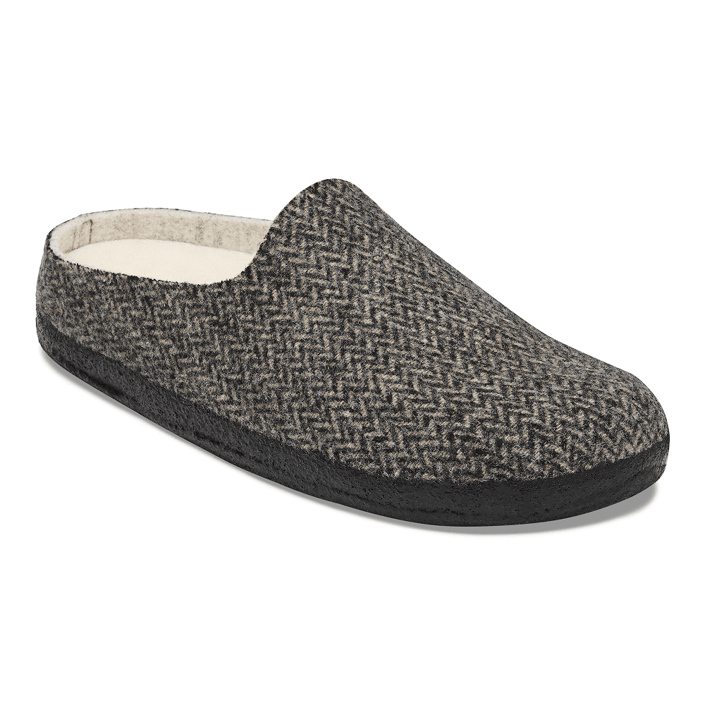 Dark Grey Herringbone