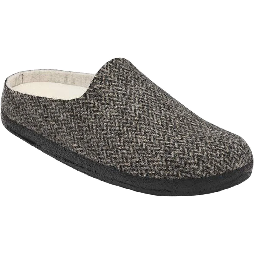 Amsterdam Wrapped Dip Felt Regular Dark Grey Herringbone, view: 1
