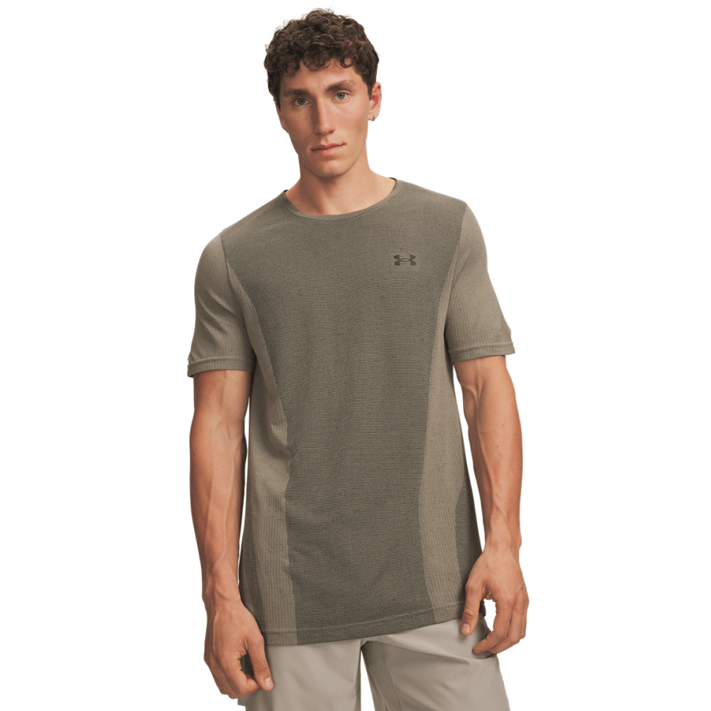 M's Vanish Seamless Short Sleeve Timberwolf Taupe, view: 1