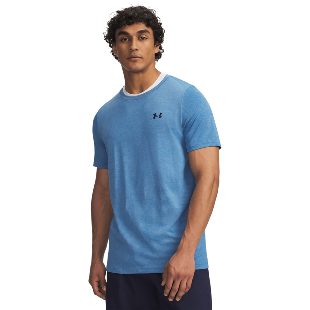 M's Vanish Seamless Short Sleeve Aegean Blue, view: 1