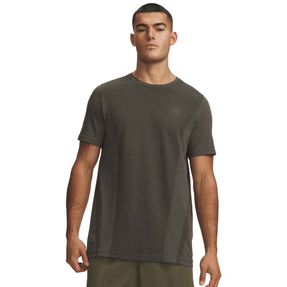 M's Vanish Seamless Short Sleeve Marine Od Green, view: 1