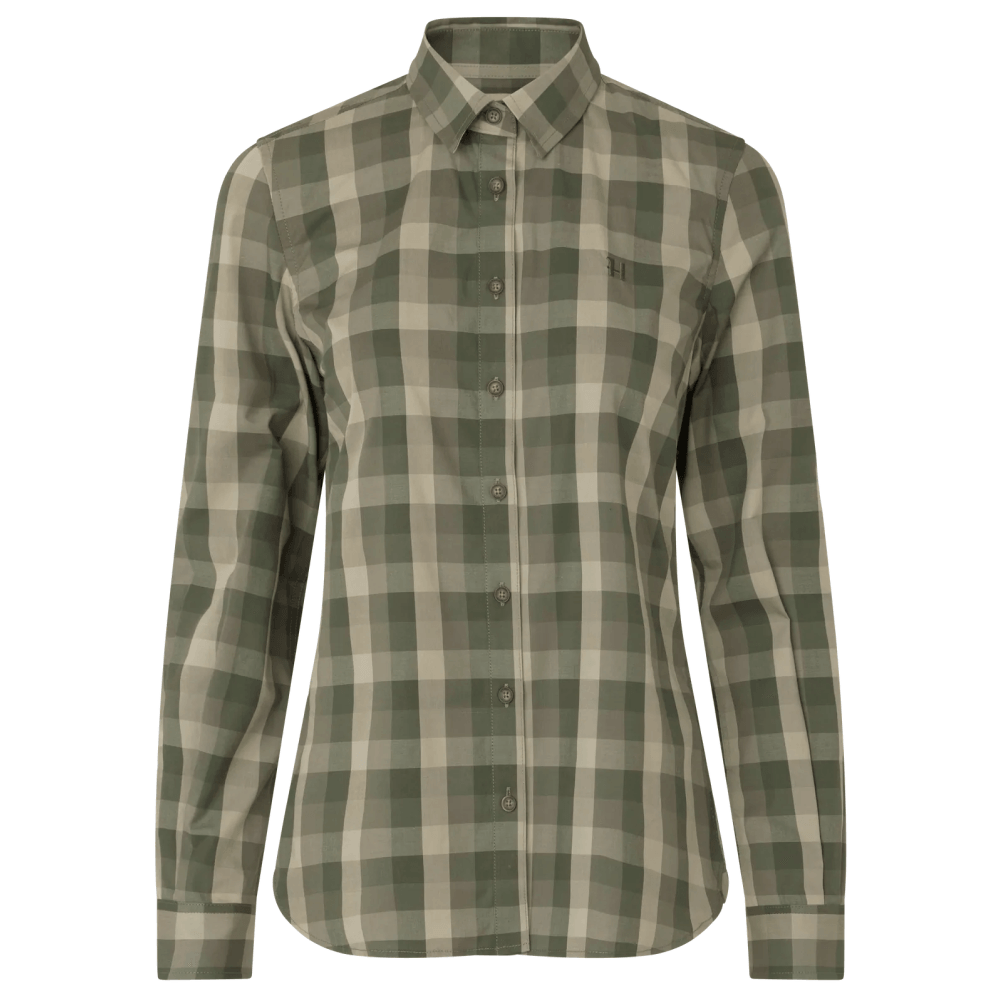 Akeena Langermet Skjorte Dame Forest Night Check, view: 1
