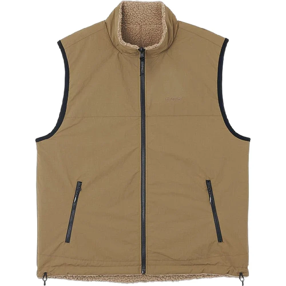 Reversible Sherpa Vest Beige/Tan, view: 1