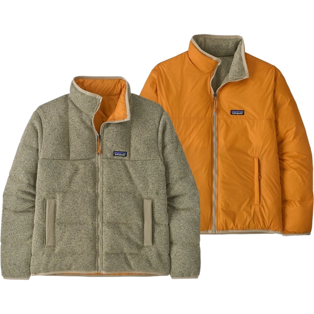 M's Reversible Down Better Sweater Weathered Stone, view: 1