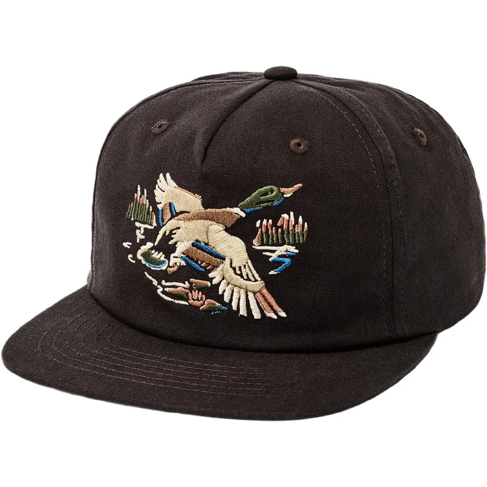 Mallard Graphic Trucker Cap Dark Brown, view: 1