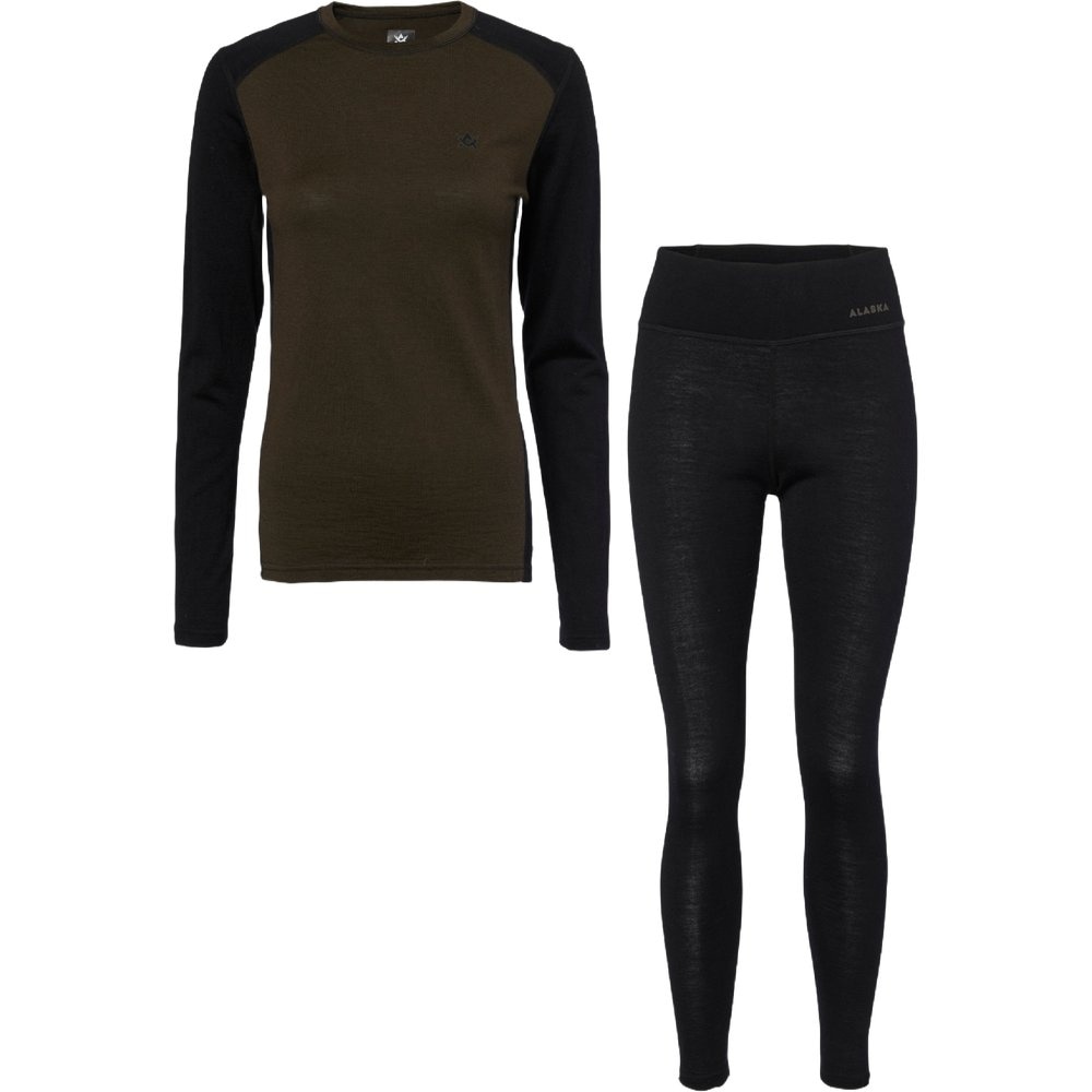 Merino Ws Base Layer Set Night Green, view: 1