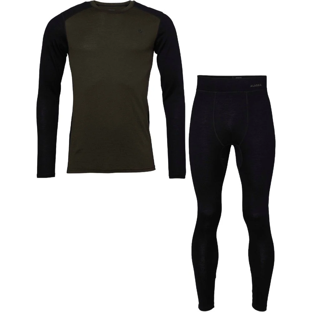 Merino Ms Base Layer Set Night Green, view: 1