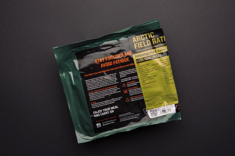 Real Field Rations REAL Field Meal Real Arctic Field Ration Creamy Salmon with Pasta ...