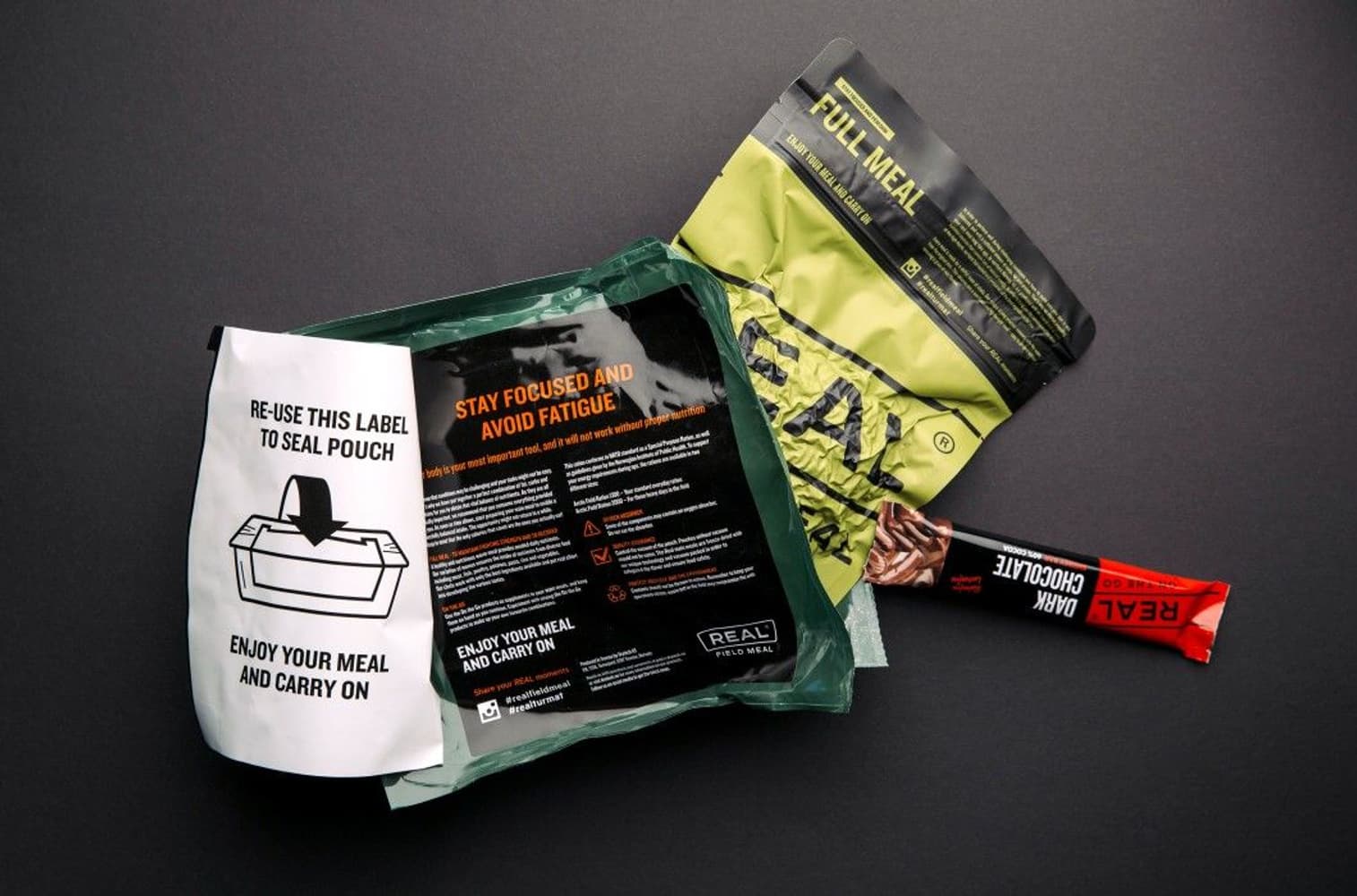 Real Field Rations REAL Field Meal Real Arctic Field Ration Creamy Salmon with Pasta ...
